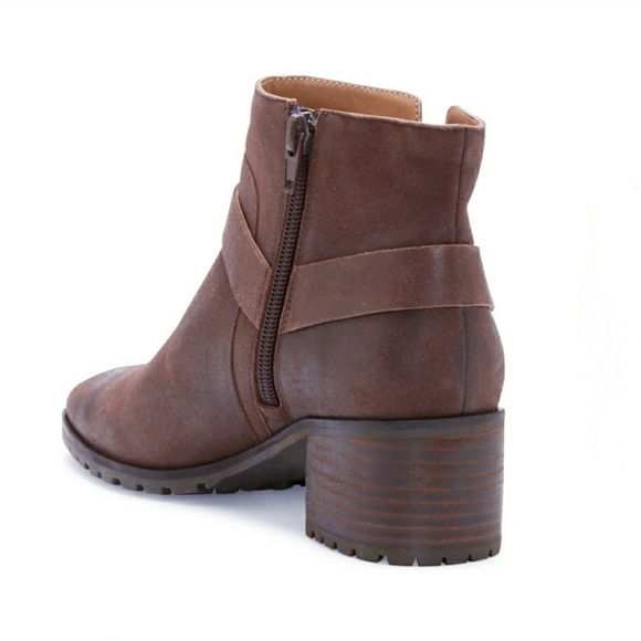 Lucky Brand Walnut Harness Strap Booties - Picture 4 of 10